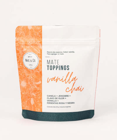 MATE & CO TOPPING VAINILLA CHAI 90 GRS