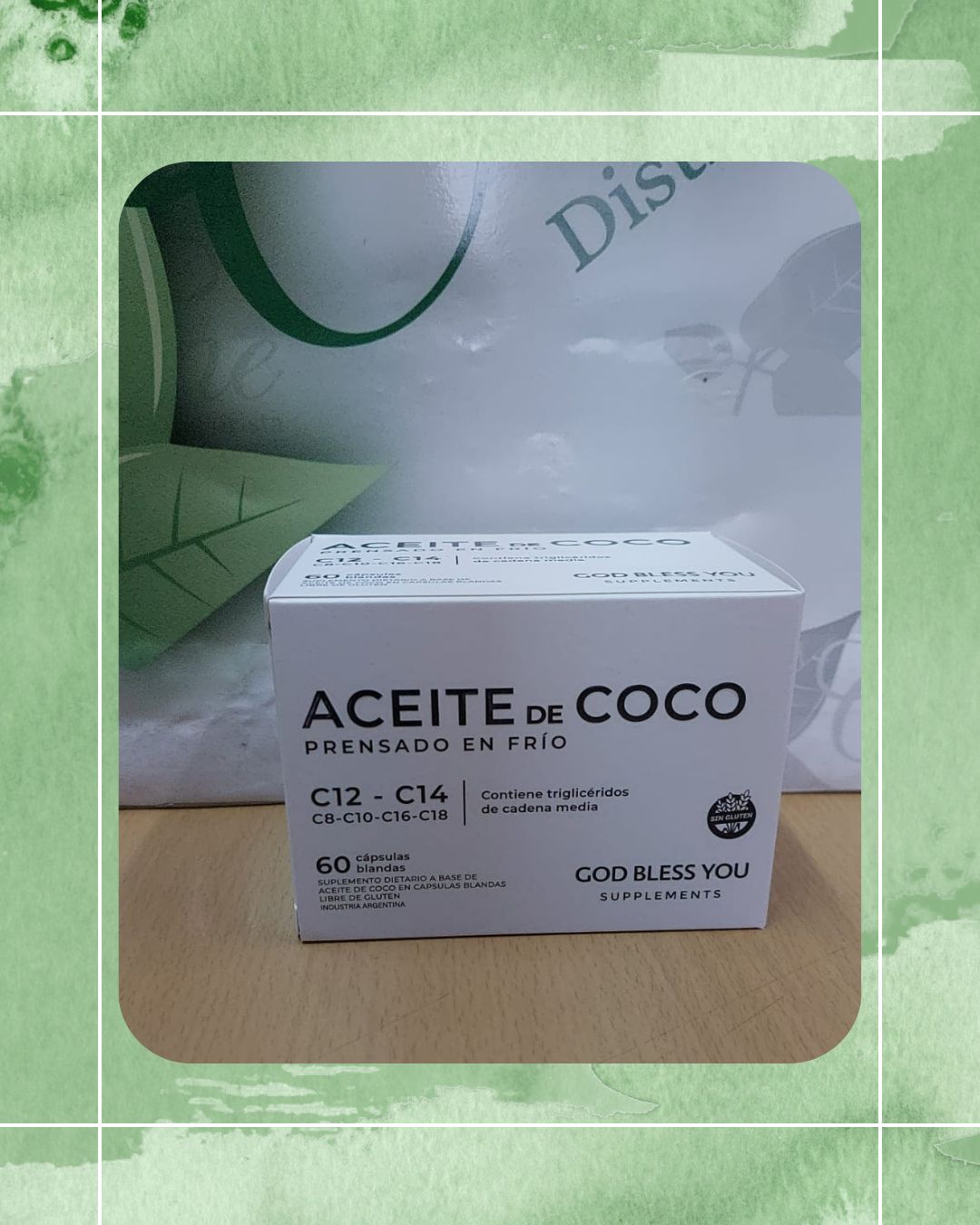 GOD BLESS YOU ACEITE DE COCO 60 CAPS