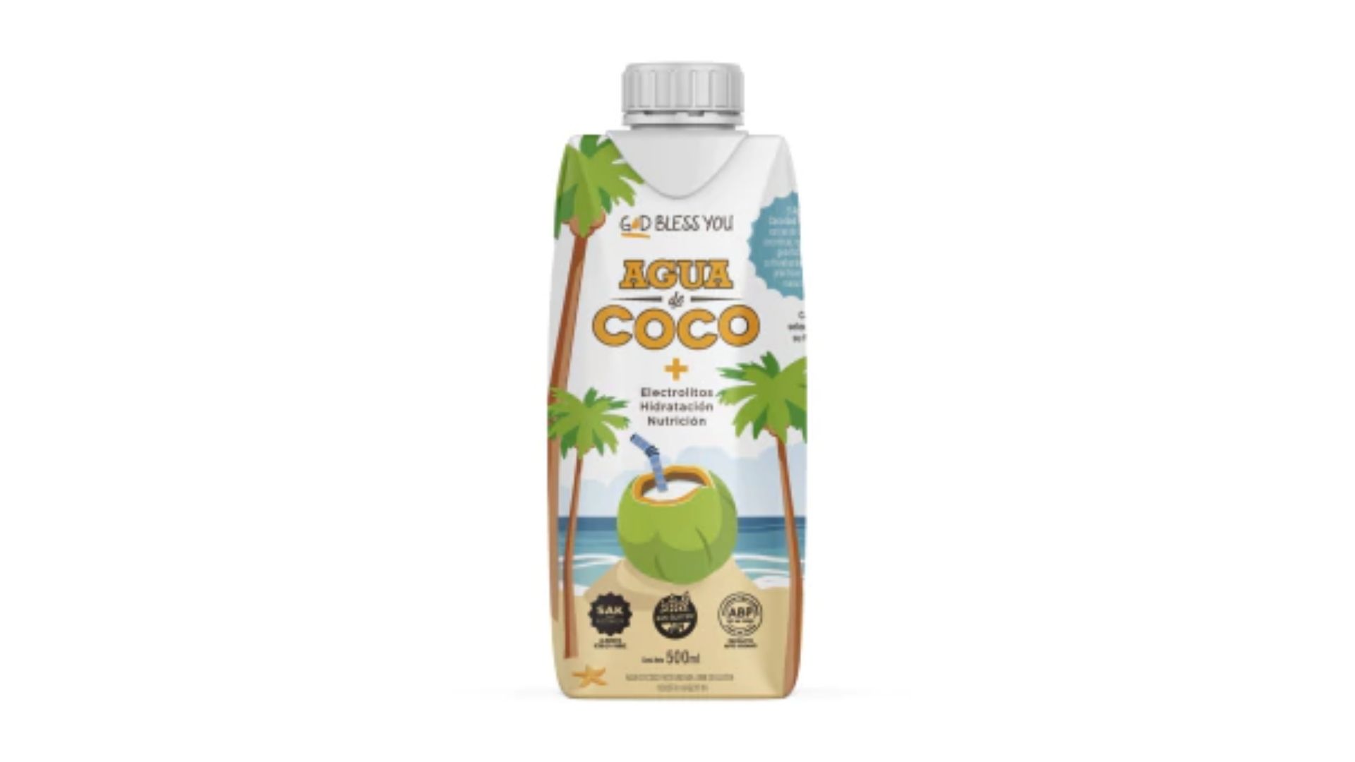 GOD BLESS YOU AGUA DE COCO 500 ML