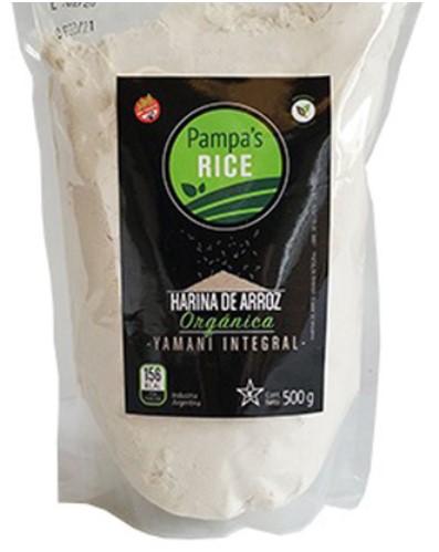 PAMPAS RICE HARINA ARROZ YAMANI INTEGRAL 500 GRS