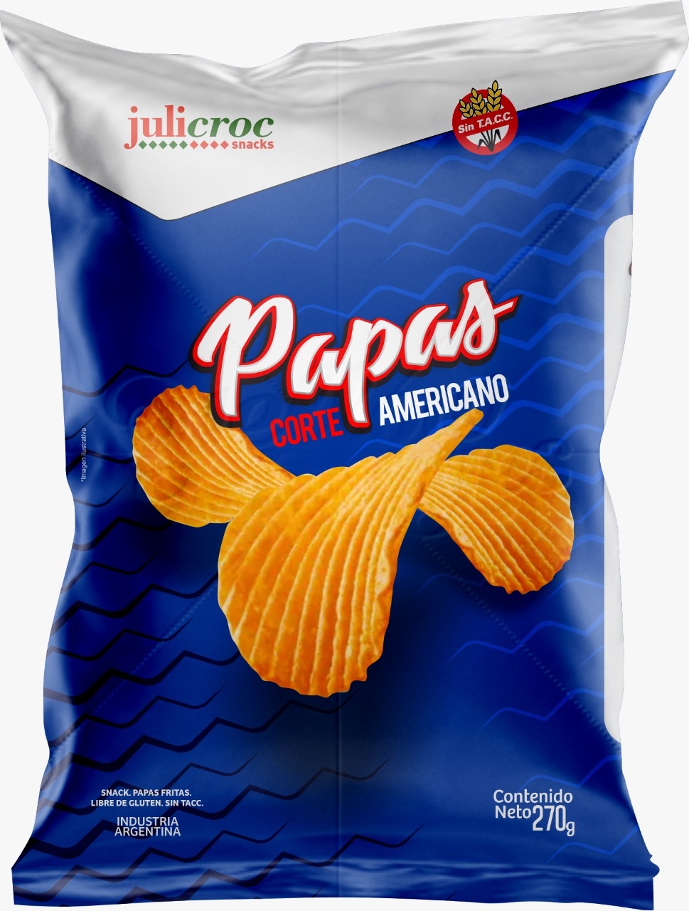 JULICROC PAPAS FRITAS CORTE AMERICANO 270 GRS