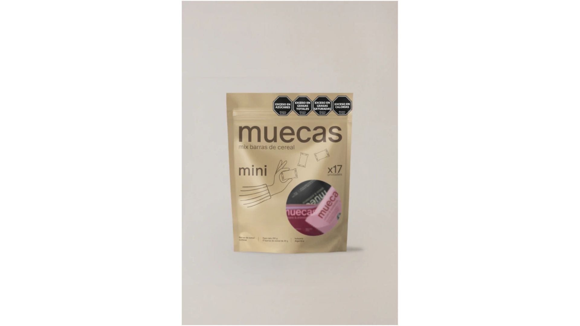 MUECAS MIX BARRAS DE CEREAL 17 UNID