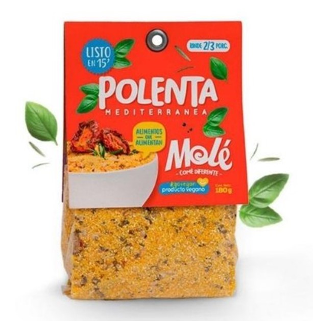 MOLE POLENTA MEDITERRANEA 180 GRS