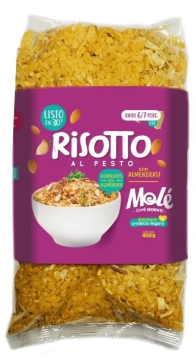 MOLE RISOTTO AL PESTO XXL 400 GRS
