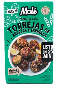 MOLE TORREJAS DE ARVEJAS C ESPINACA 200 GRS