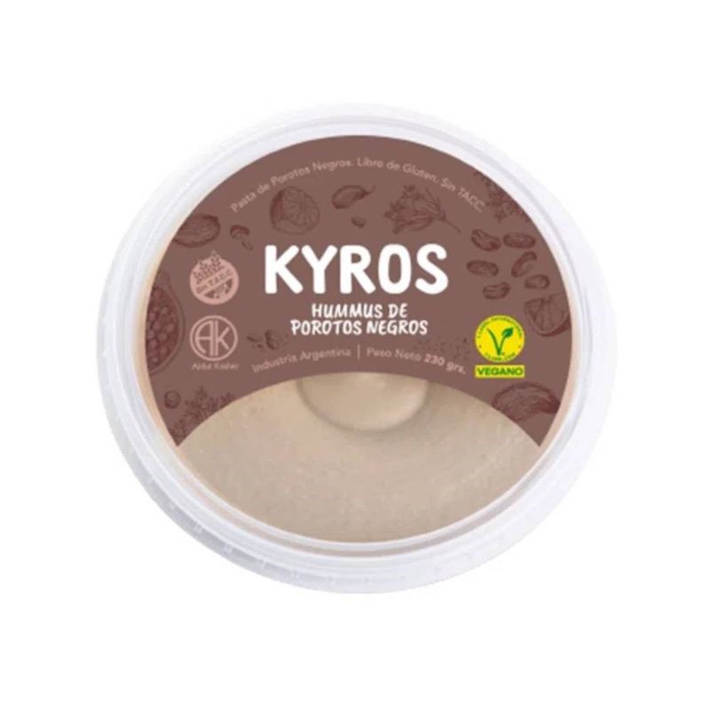 VIVET KYROS HUMMUS POROTO NEGRO 230 GRS