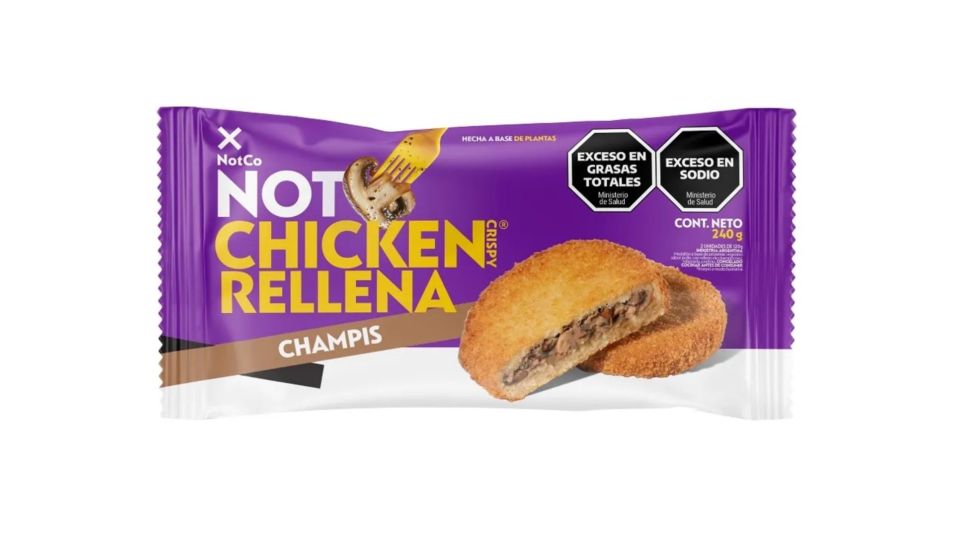 NOTCO MILA CRISPY RELLENA CHAMPIS 250 GRS