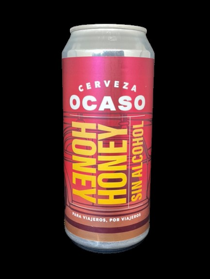 OCASO CERVEZA HONEY 473 ML