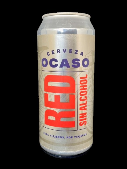 OCASO CERVEZA RED 473 ML