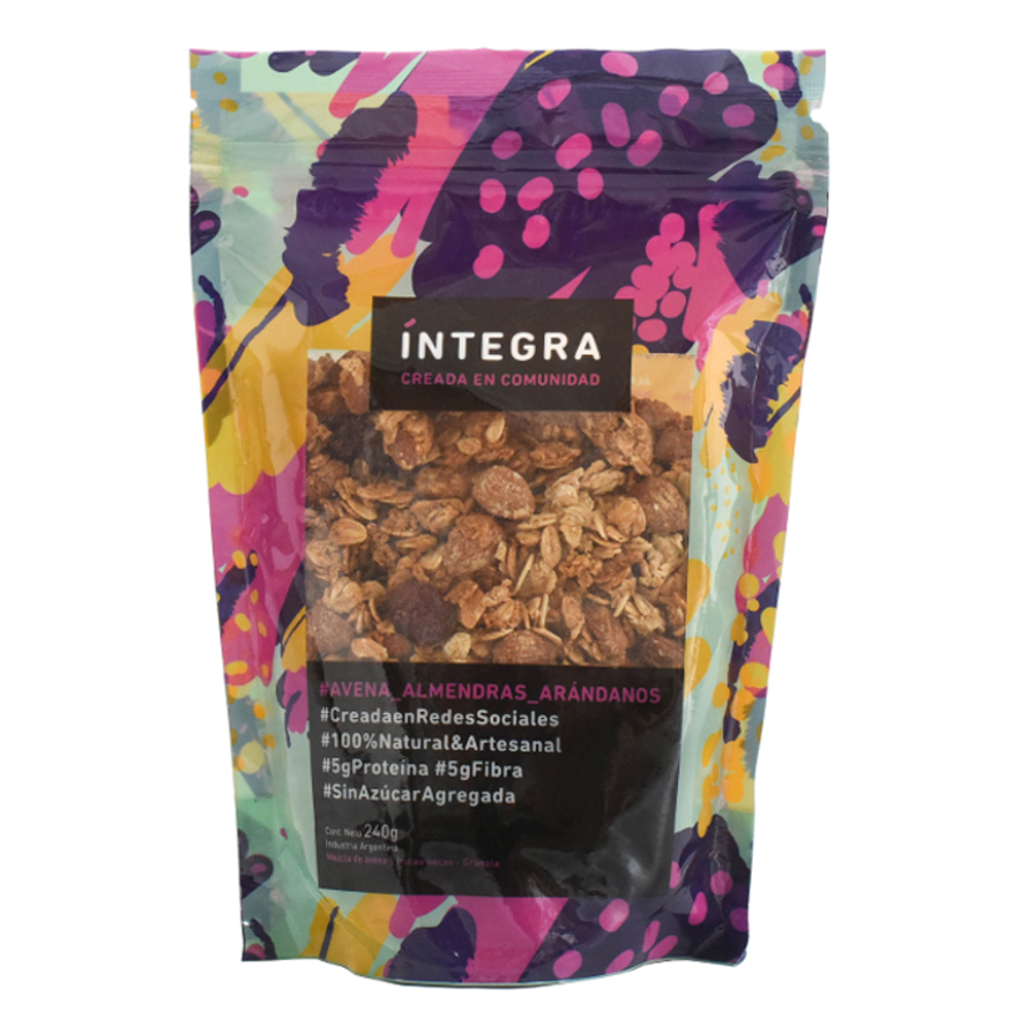 INTEGRA GRANOLA ALMENDRA CAJU ARANDANOS 350 GRS
