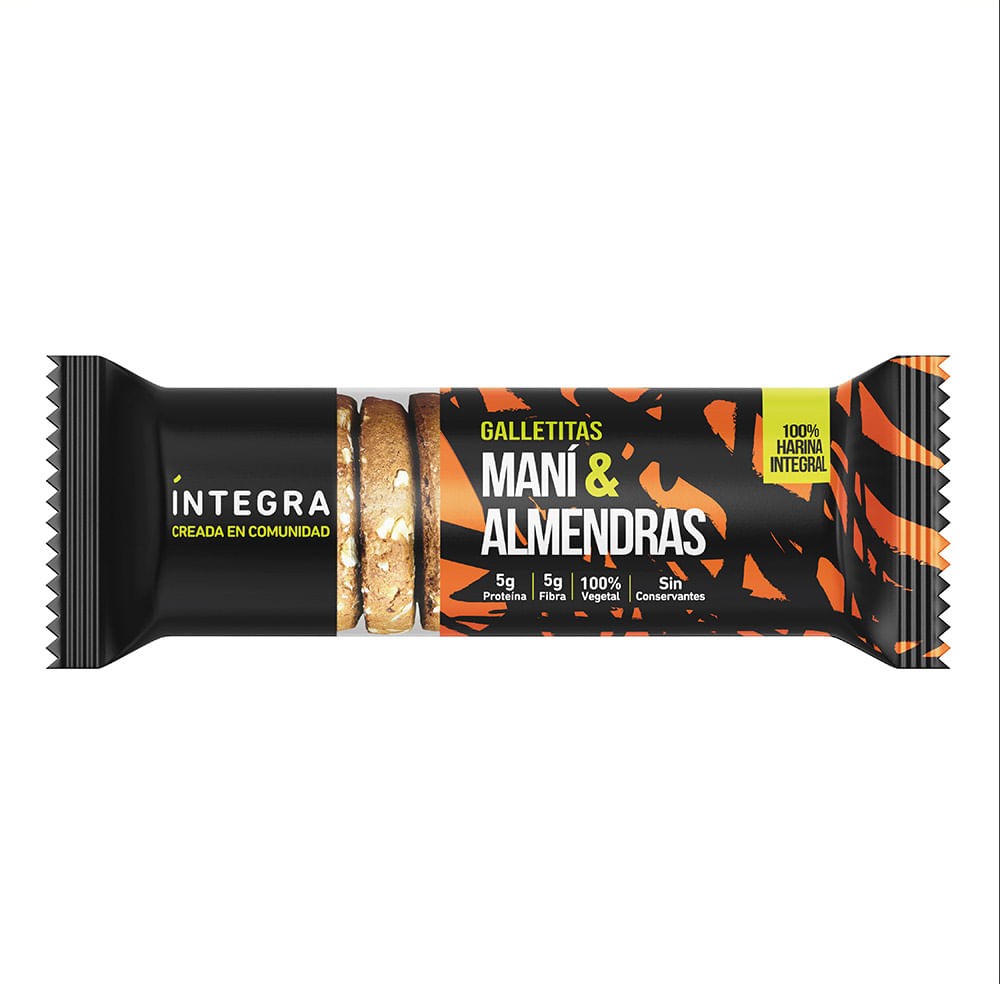 INTEGRA GALLETITAS MANI & ALMENDRAS 200 GRS