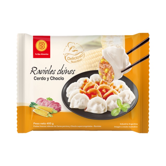 FU BAO RAVIOLES CHINOS DE CERDO Y CHOCLO 400 GRS