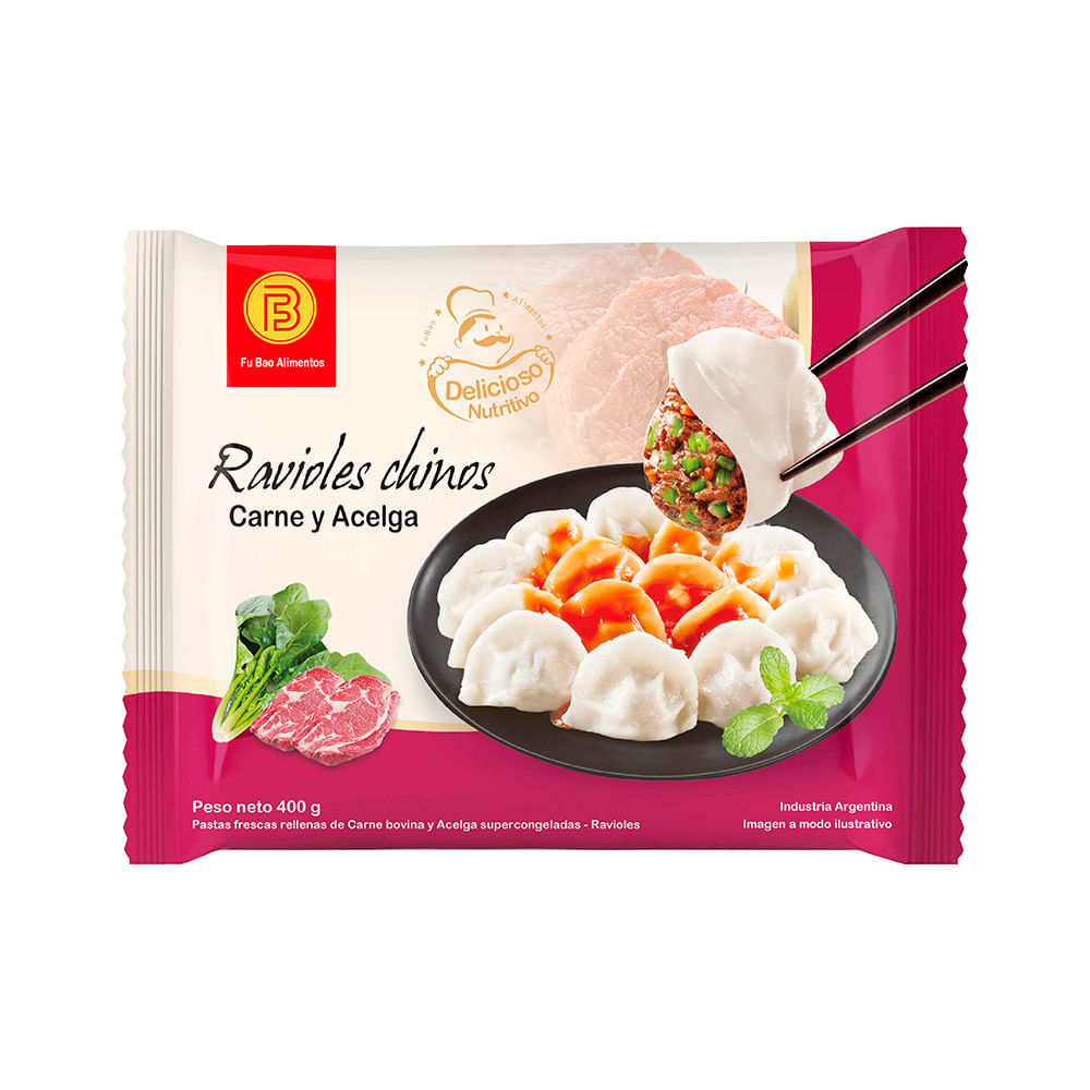 FU BAO RAVIOLES CHINOS DE CARNE Y ACELGA 400 GRS