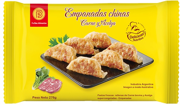 FU BAO EMPANADAS CHINAS DE CARNE Y ACELGA 12 UNID