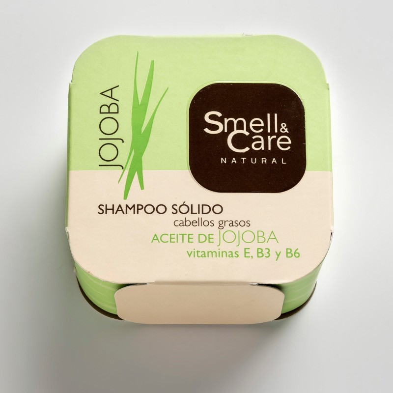 SMELL & CARE SHAMPOO SOLIDO CABELLOS GRASOS JOJOBA 50 GRS
