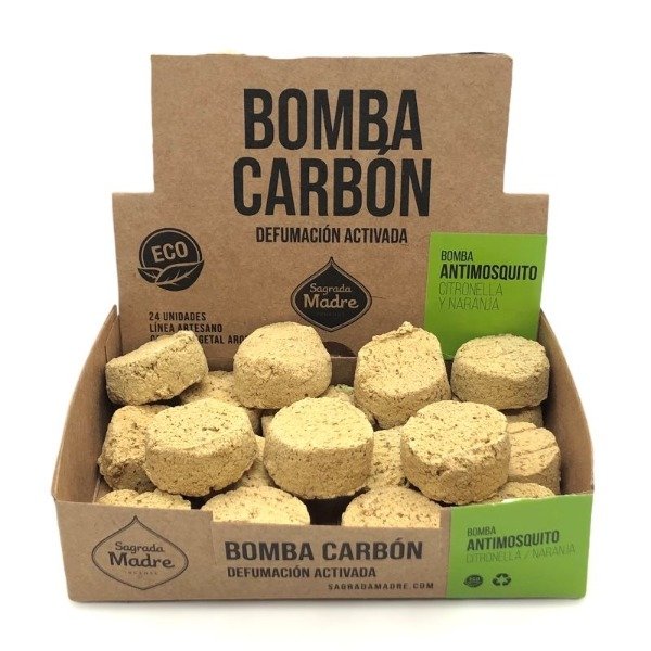 SAGRADA MADRE BOMBA CARBON X 24 CITRONELLA