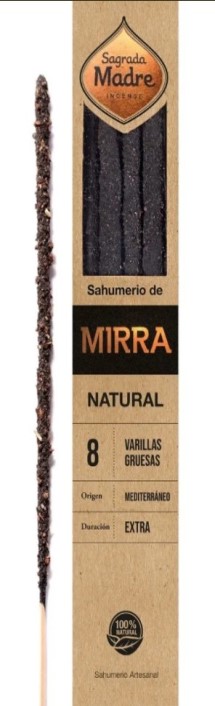 SAGRADA MADRE SAHUMERIO MIRRA NATURAL