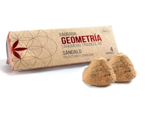 SAGRADA MADRE SAHUMERIO TRIANGULAR SANDALO