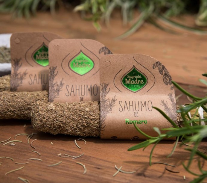 SAGRADA MADRE SAHUMO ROMERO Y AROMATICAS