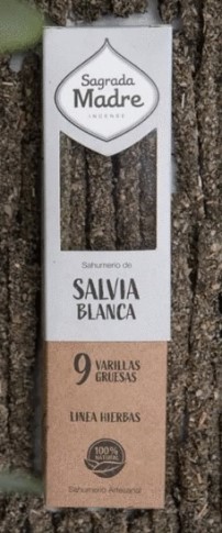 SAGRADA MADRE SAHUMERIO SALVIA BLANCA