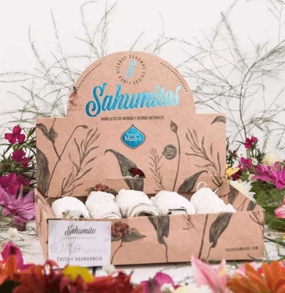 SAGRADA MADRE SAHUMITOS CAJA X 5 BLANCO YAGRA