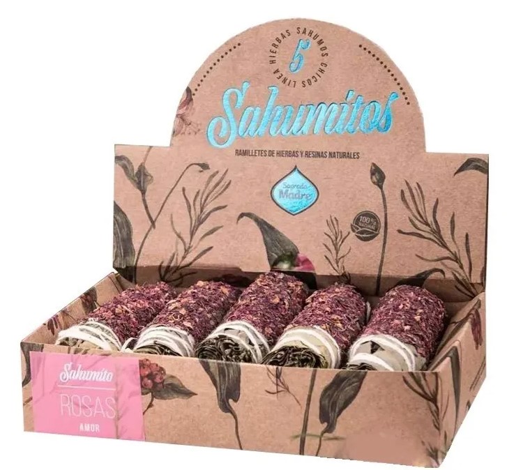 SAGRADA MADRE SAHUMITOS CAJA X5 ROSA