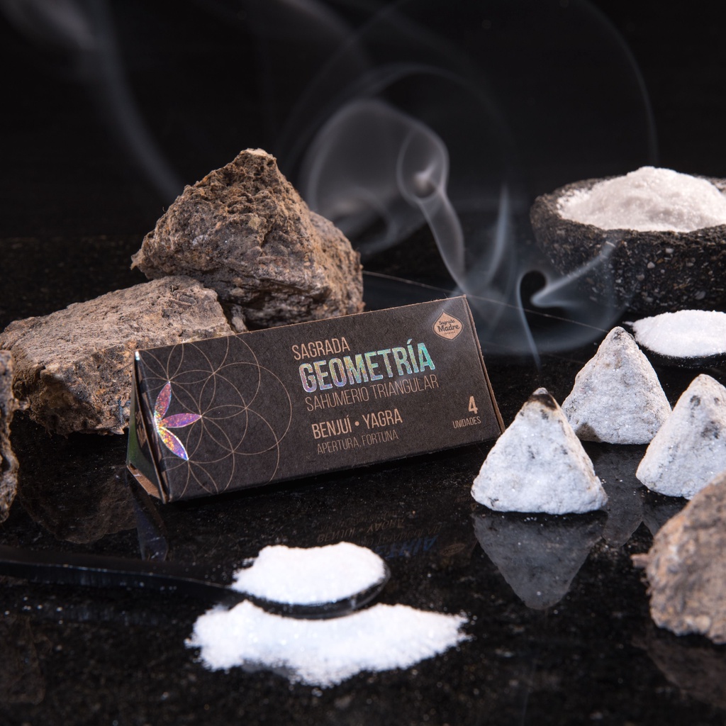 SAGRADA MADRE SAHUMERIO TRIANGULAR BENJUI YAGRA