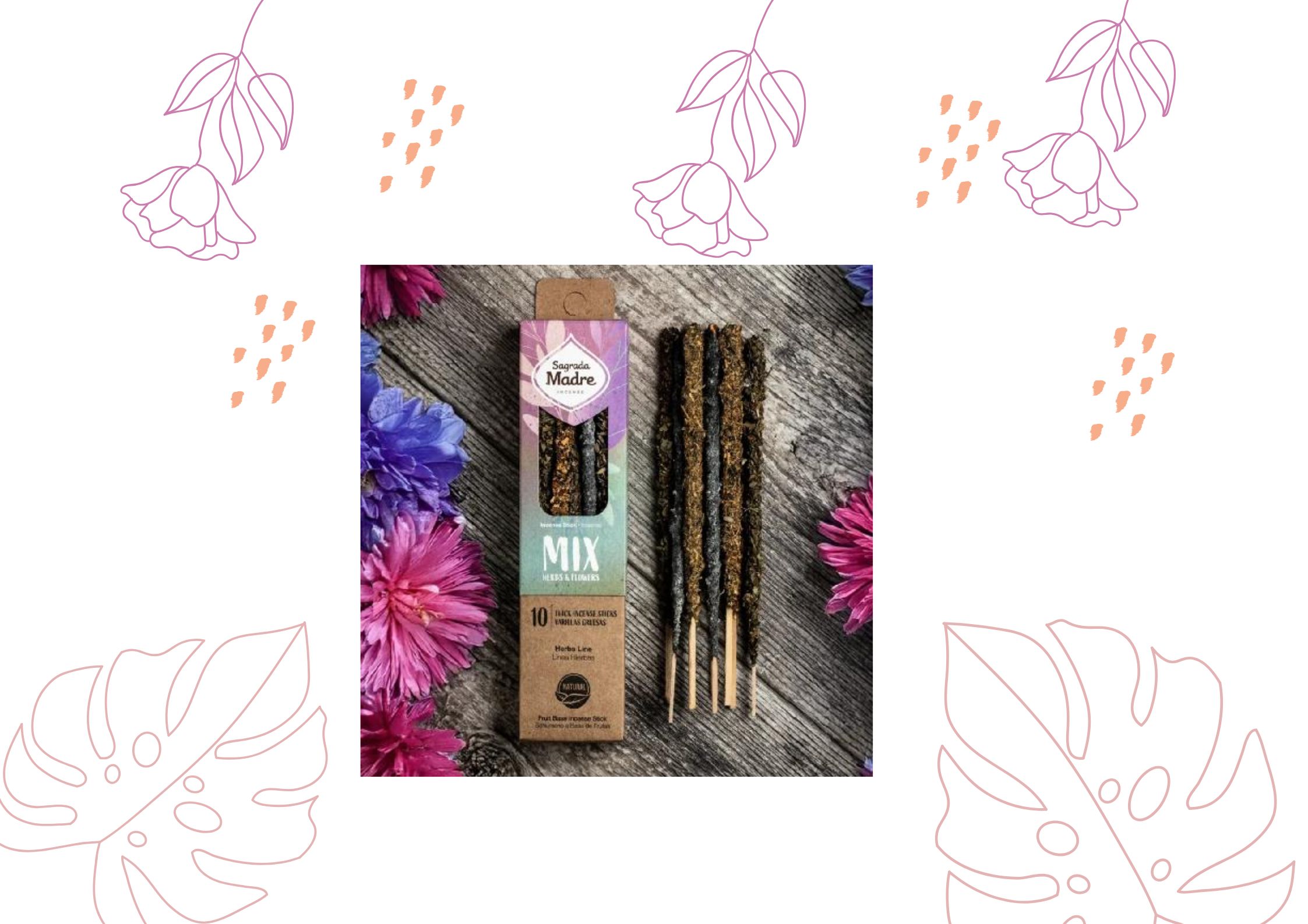 SAGRADA MADRE MIX HERBS & FLOWER 10 UNID