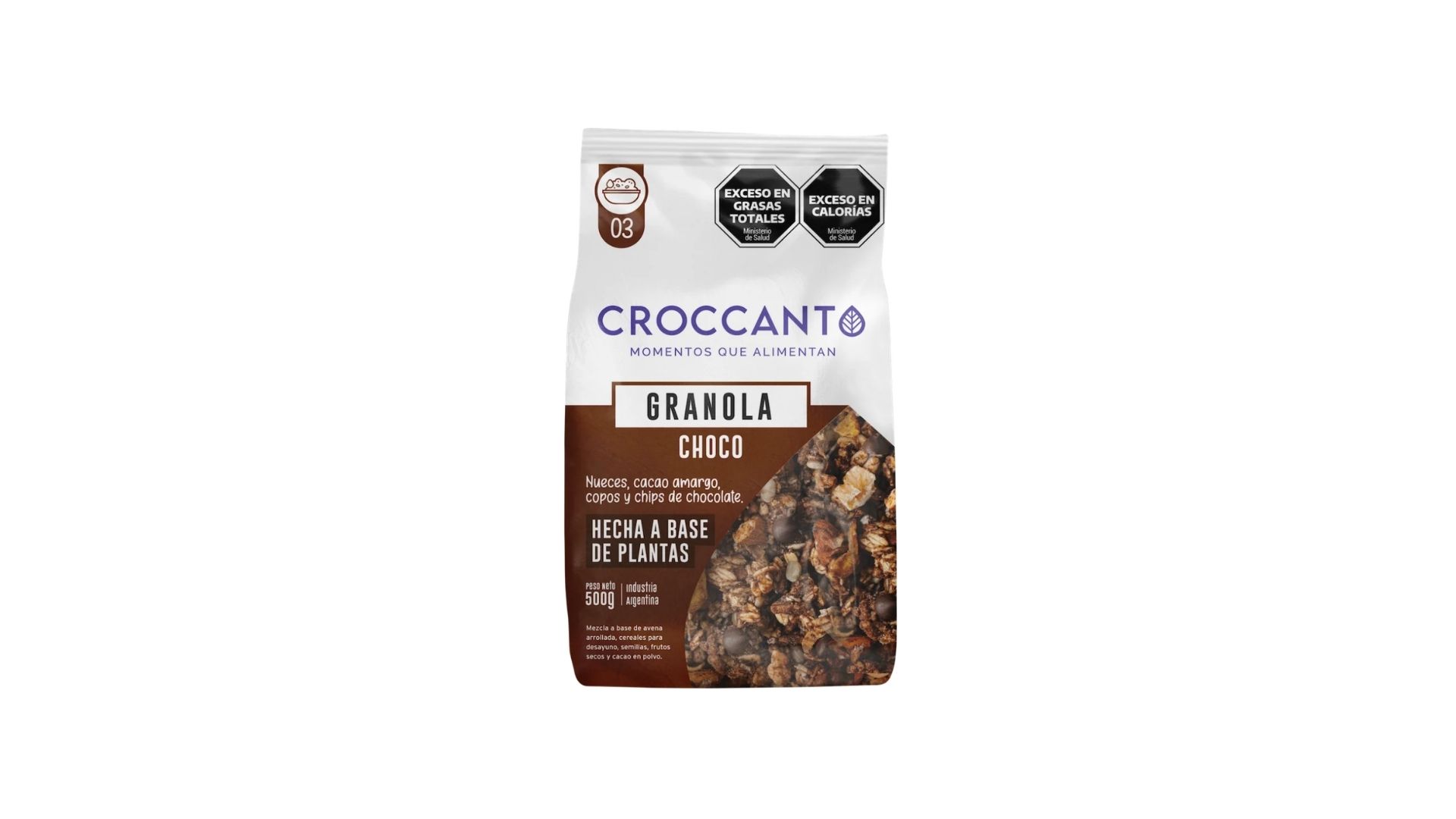 CROCCANTO GRANOLA CHOCO 500 GRS