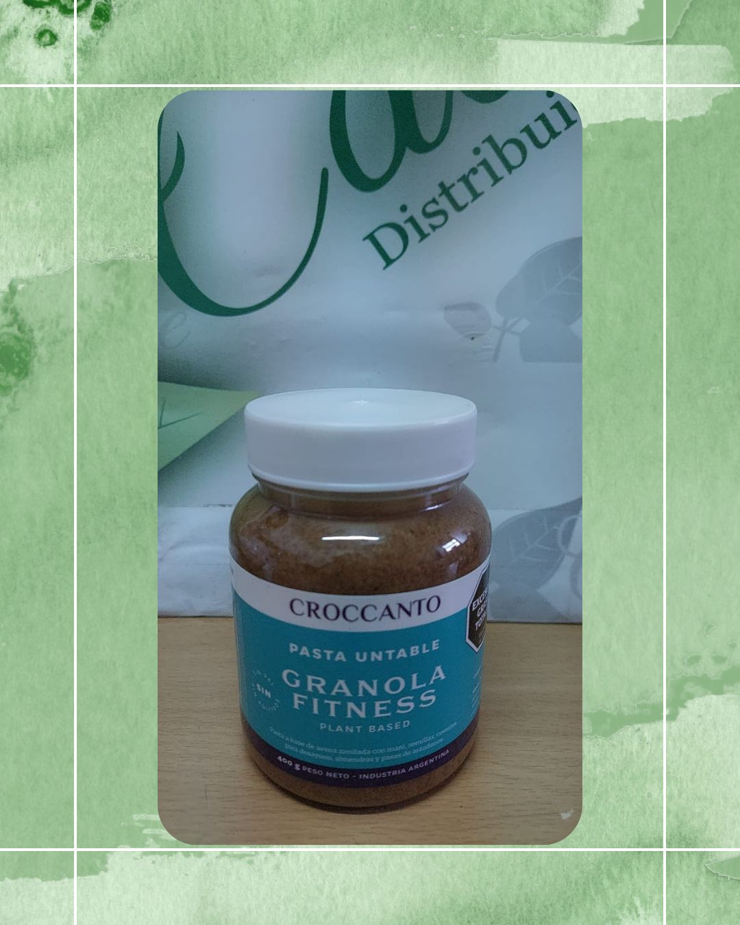 CROCCANTO PASTA UNTABLE GRANOLA FITNESS 400 GRS