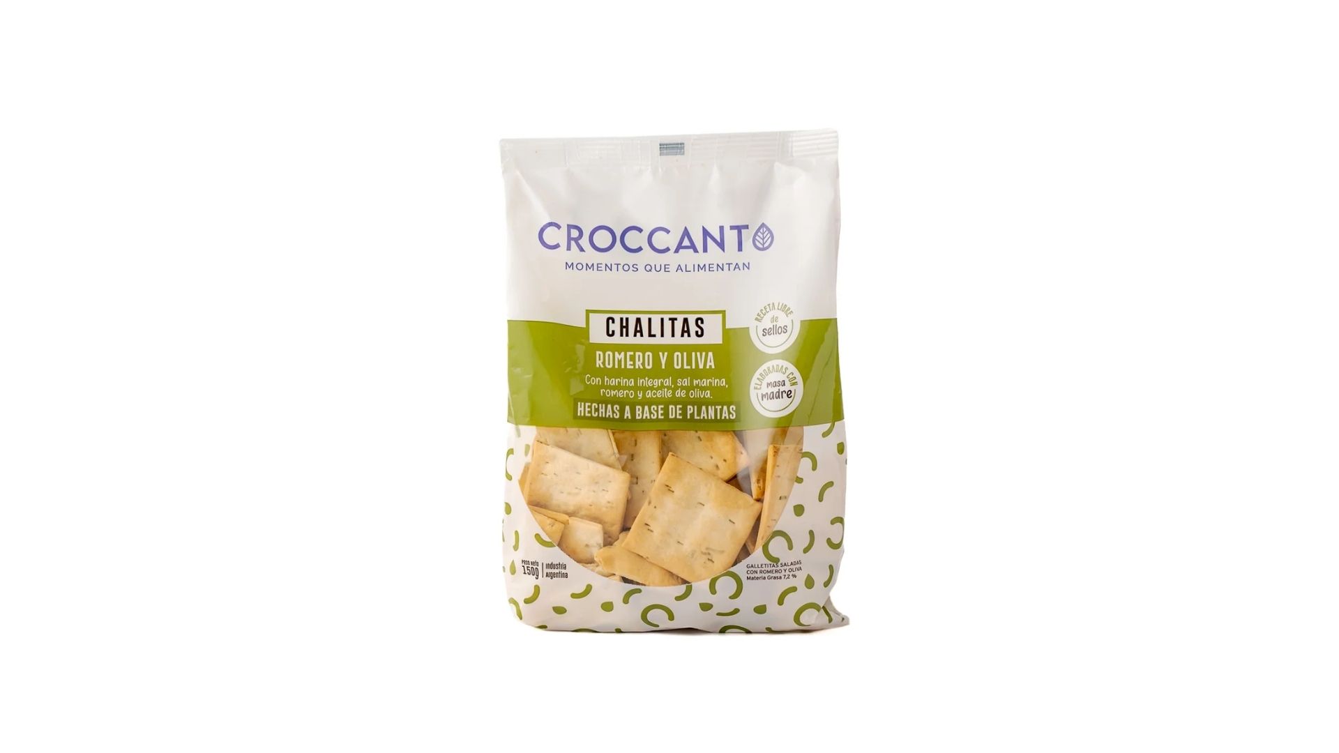 CROCCANTO CHALITAS ROMERO Y OLIVA 150 GRS