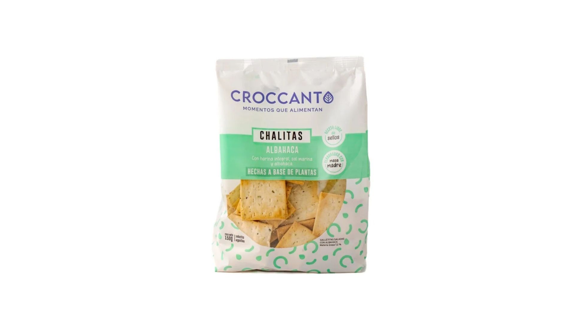CROCCANTO CHALITAS ALBAHACA 150 GRS
