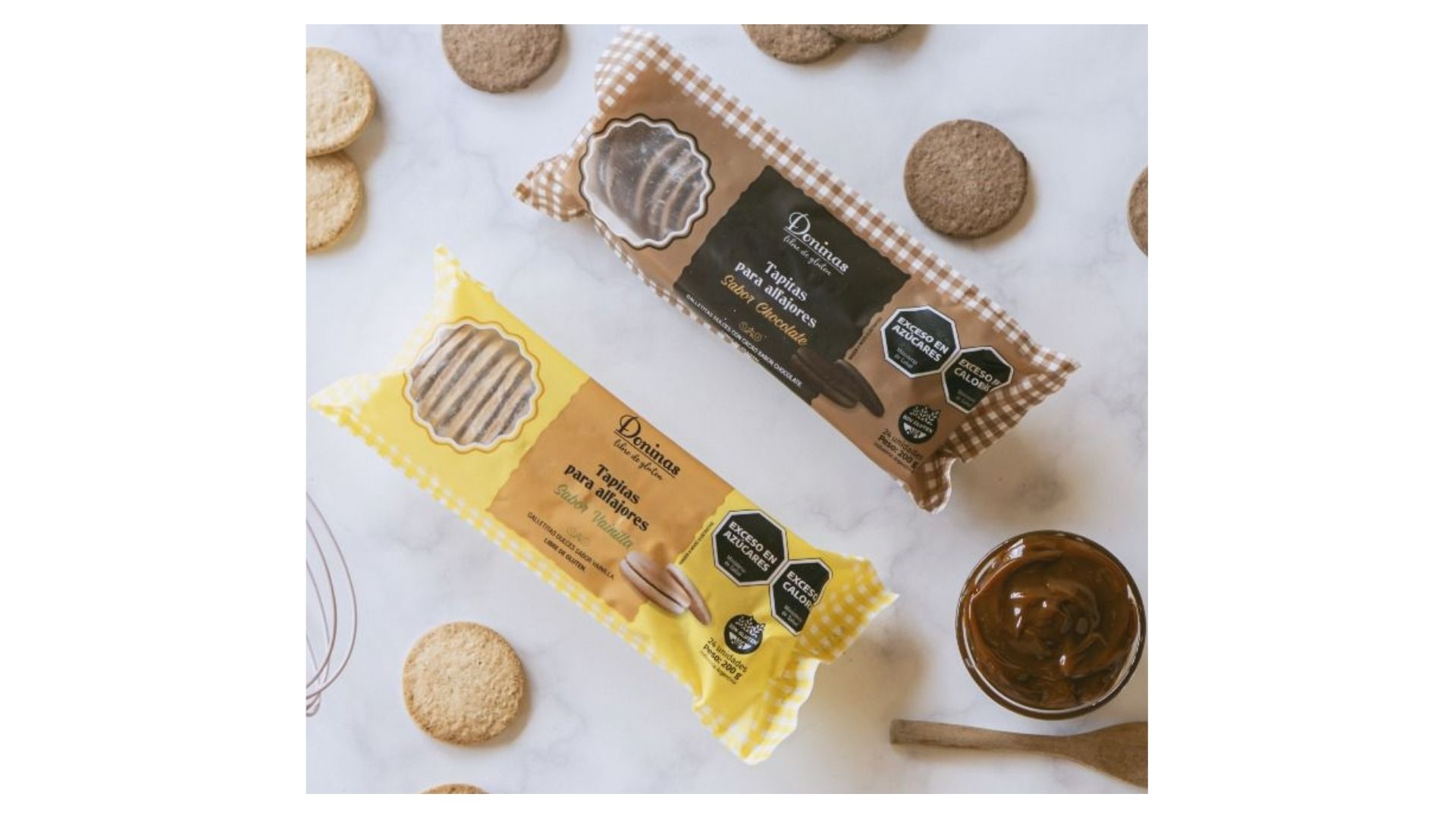 JULICROC DONINAS TAPITAS DE ALFAJORES CHOCOLATE 200 GRS