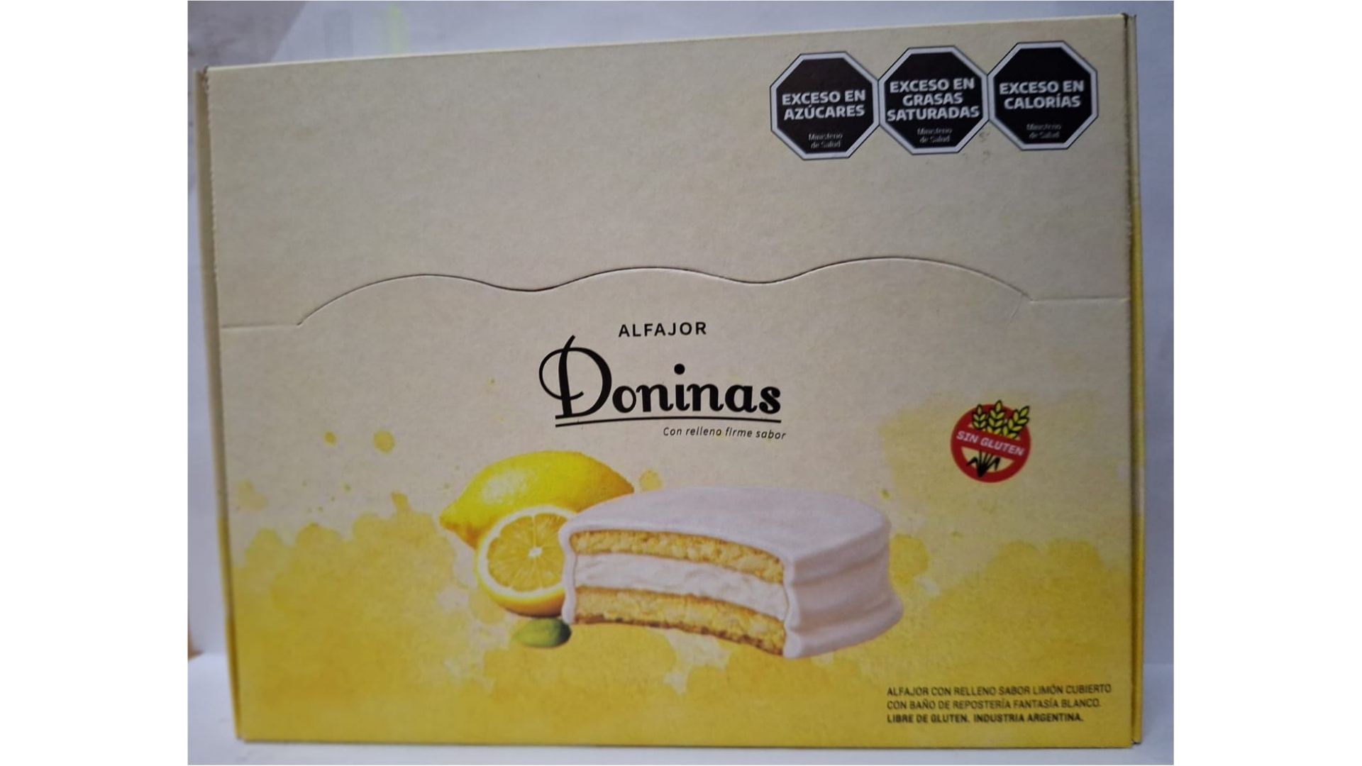 JULICROC DONINAS ALFAJOR LIMON 12 UNID