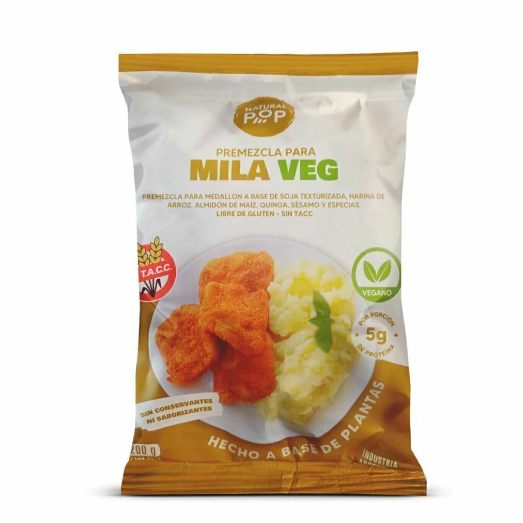 NATURAL POP MILA VEG 200 GRS