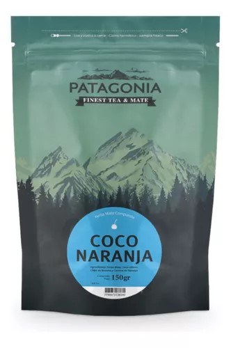 PATAGONIA MATE COCO NARANJA 150 GRS