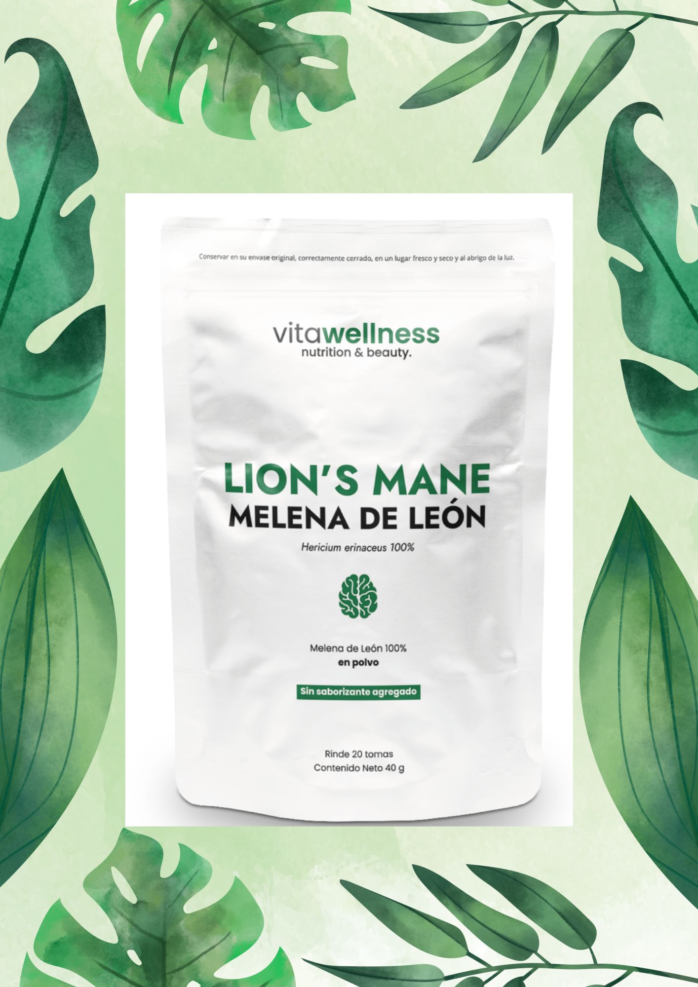 VITAWELLNESS MELENA DE LEON 40 GRS