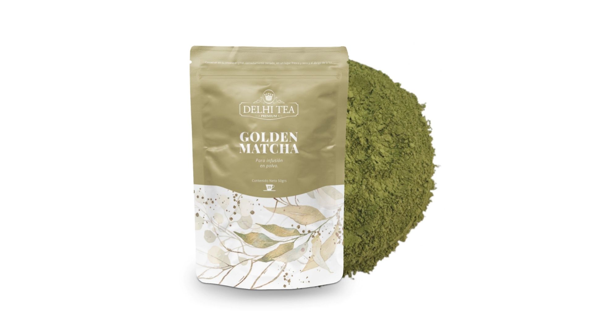 DELHI TEA GOLDEN MATCHA 50 GRS