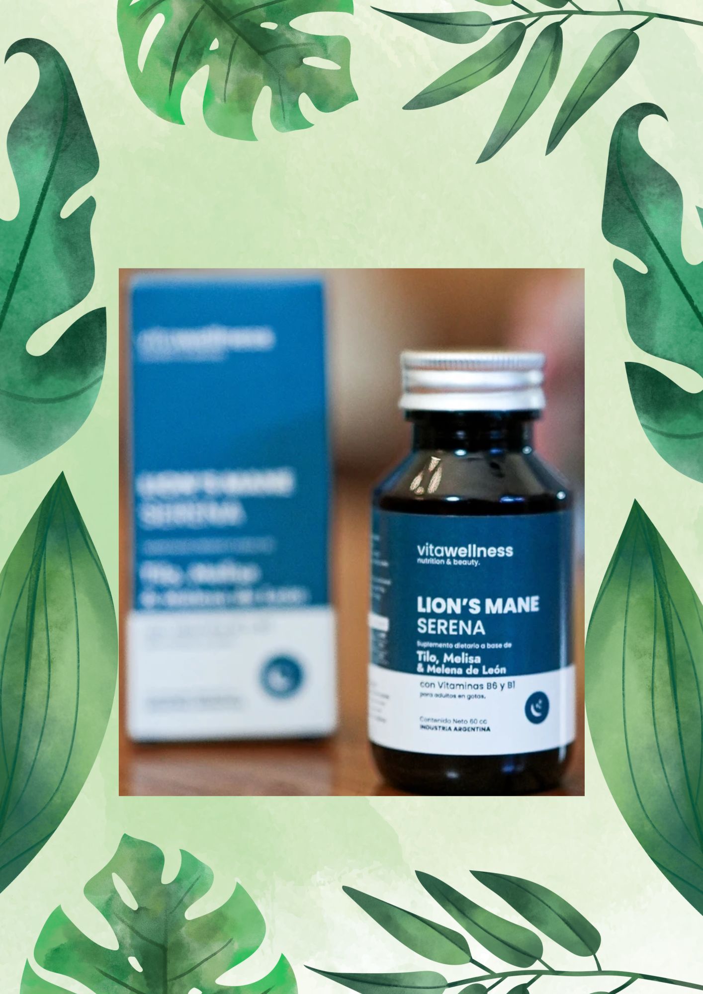 VITAWELLNESS SERENA  MELENA DE LEON, TILO, MELISA 60 CC