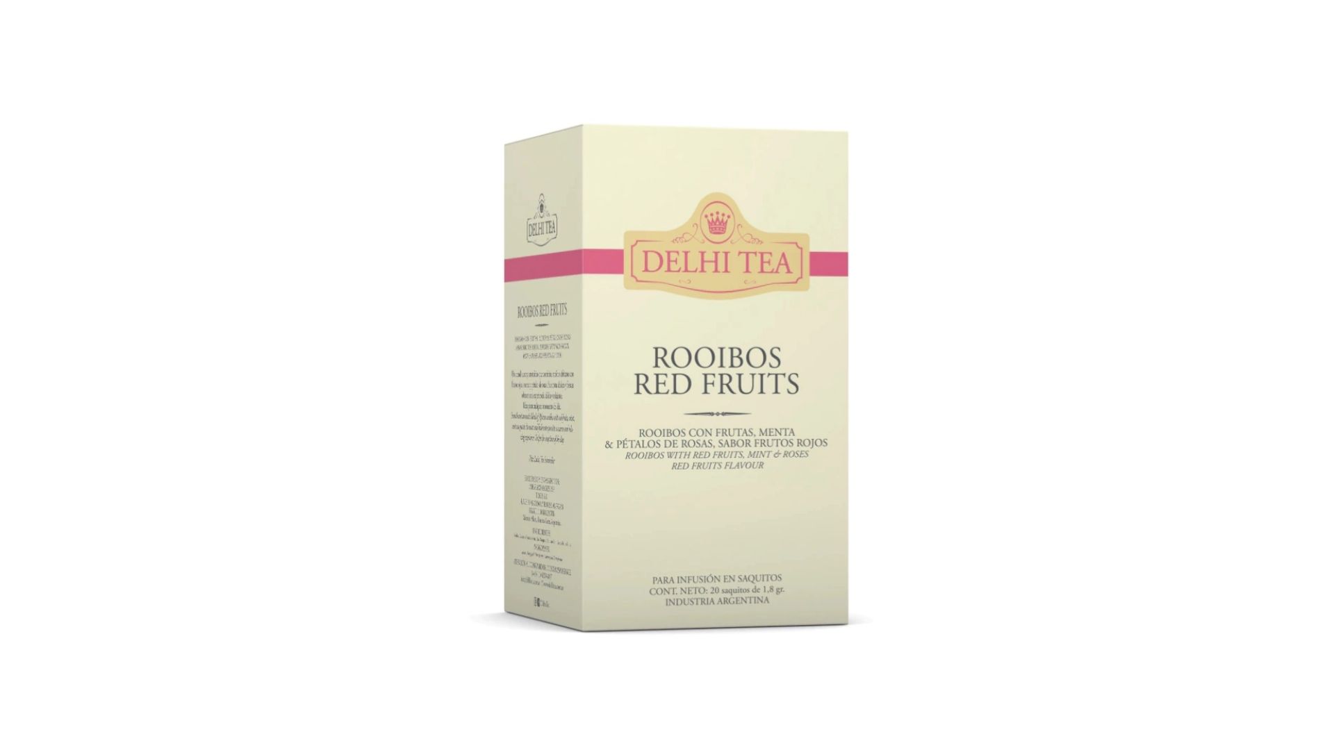 DELHI TEA ROOIBOS RED FRUITS 20 SAQ