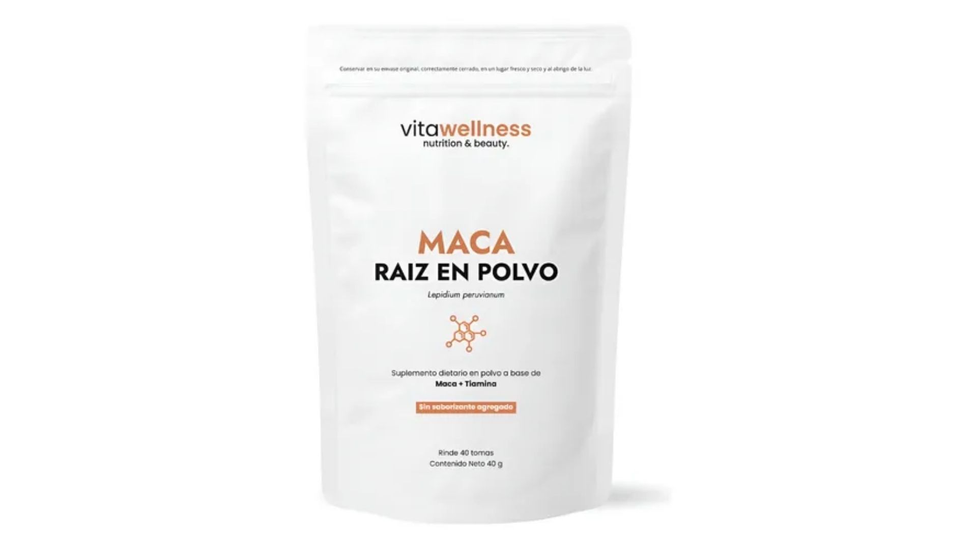 VITAWELLNESS MACA RAIZ POLVO 40 GRS