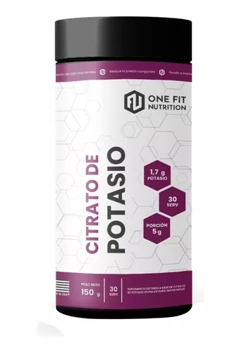 ONE FIT NUTRITION CITRATO DE POTASIO 150 GRS