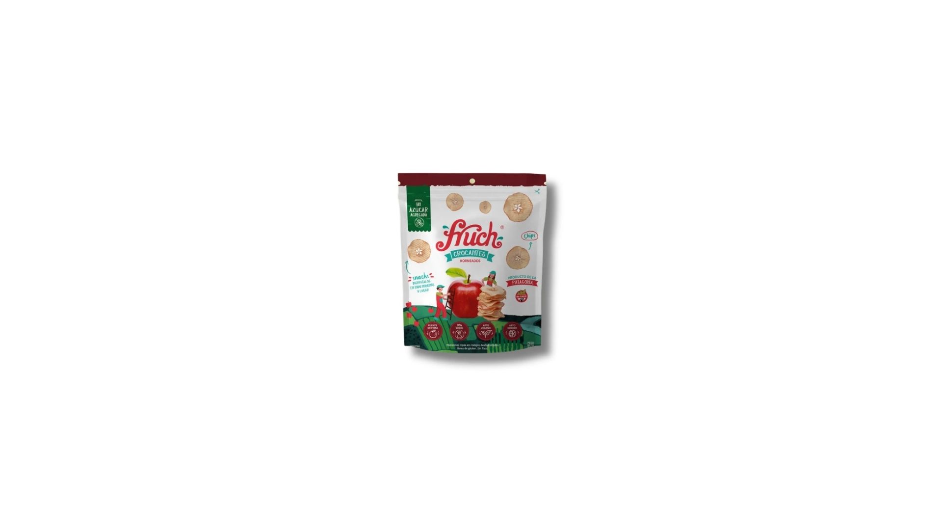 FRUCH SNACK MZA ROJA SIN AZUCAR 25 GRS