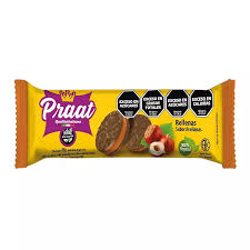 PRAAT GALLETITAS RELLENAS SABOR AVELLANAS 85 GRS