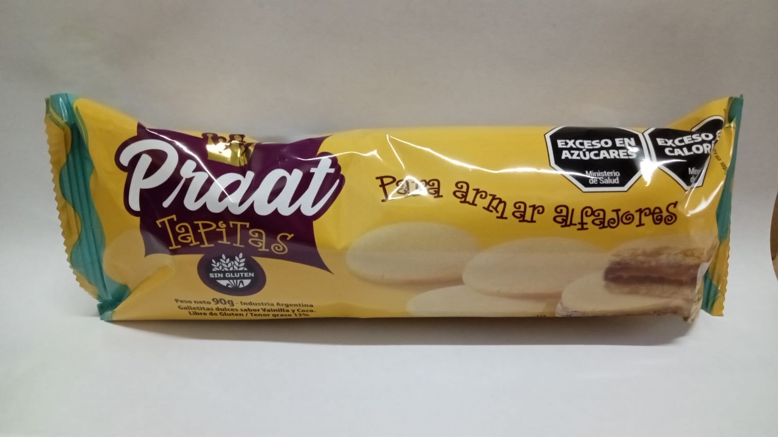 PRAAT TAPITAS PARA ARMAR ALFAJORES 90 GRS