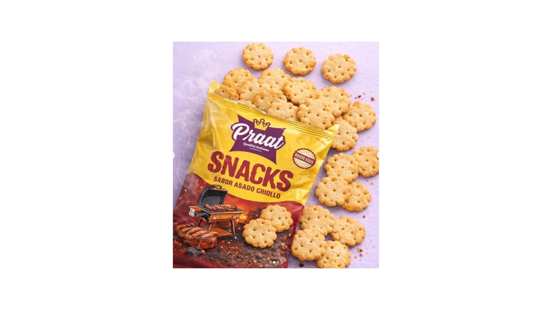 PRAAT SNACKS ASADO CRIOLLO 55 GRS