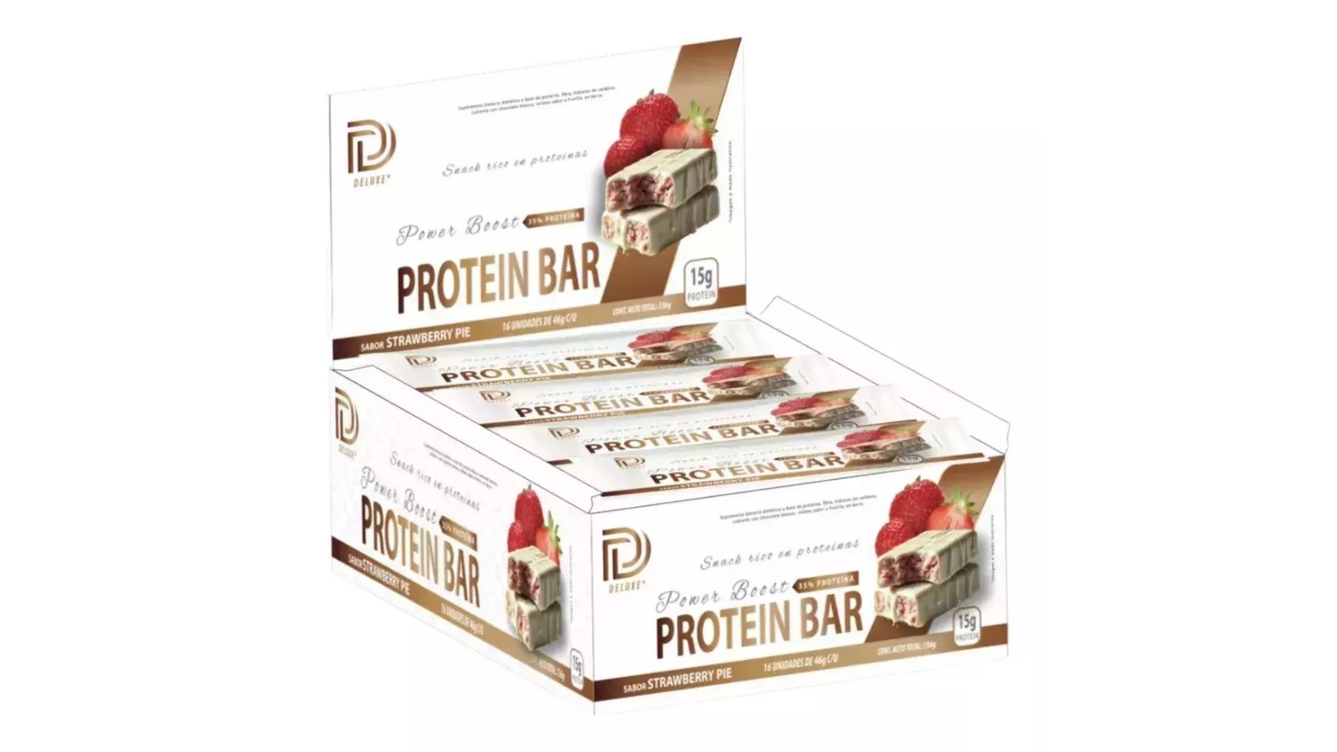 DELUXE PROTEIN BAR PISTACHO 16 UNID