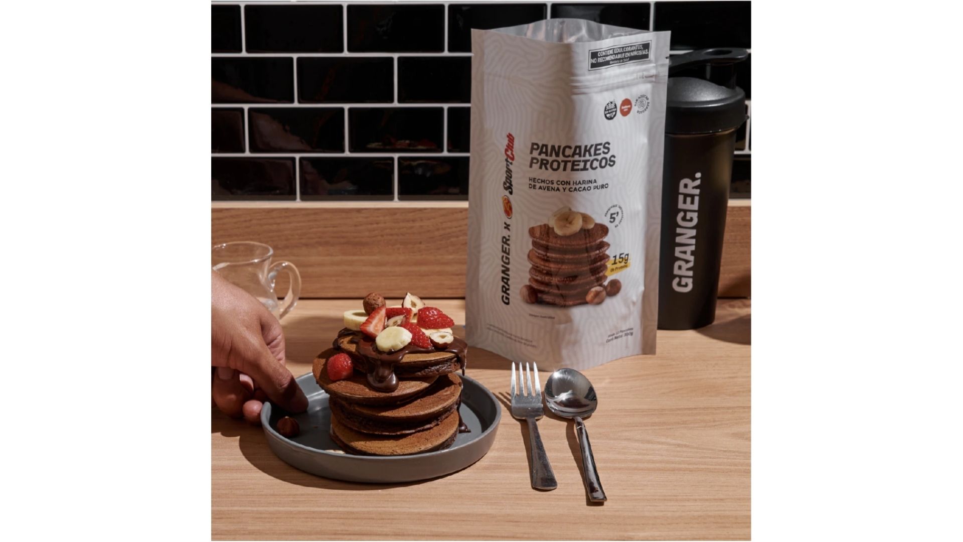GRANGER PANCAKES PROTEICOS AVELLANA 300 GRS