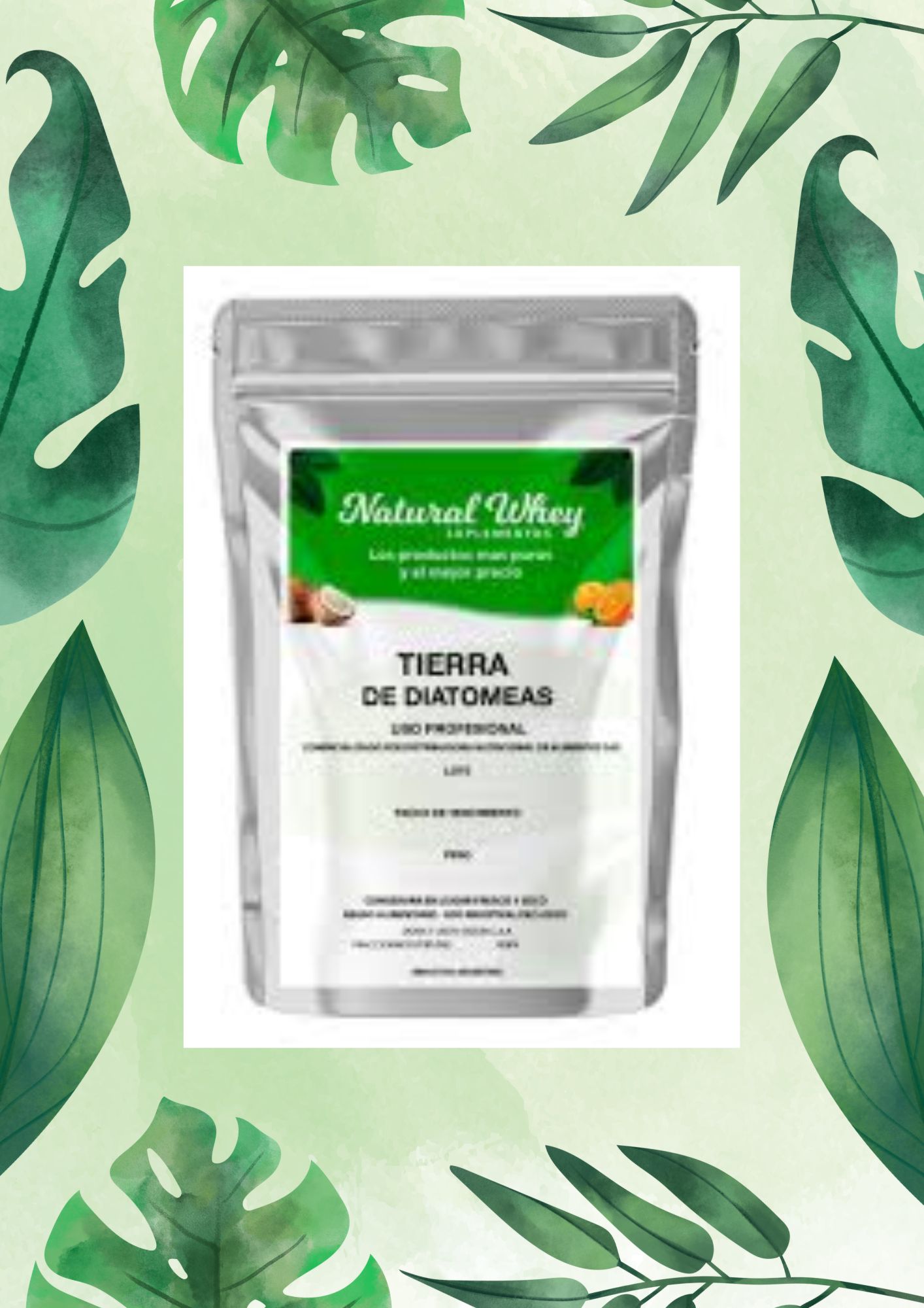 NATURAL WHEY TIERRA DE DIATOMEAS 500 GRS