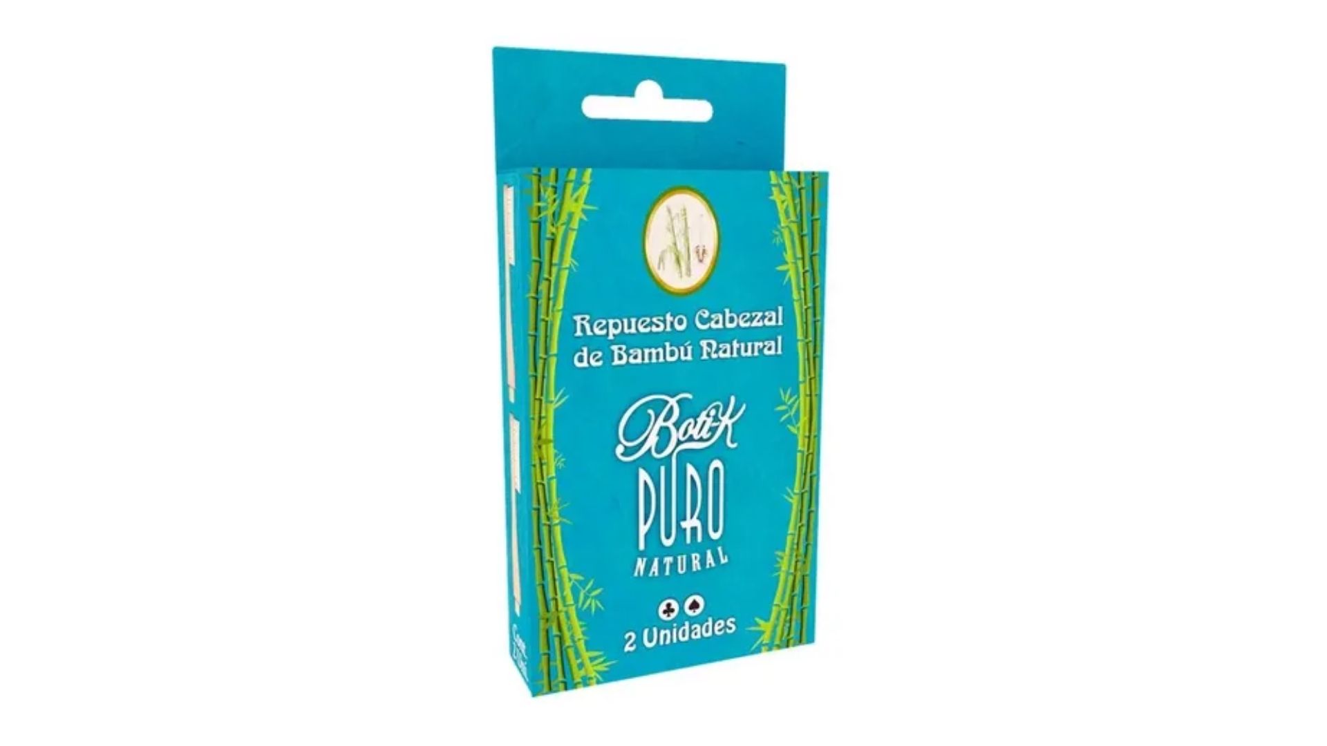 BOTI-K REPUESTO CABEZAL DE BAMBU NATURAL 2 UNID